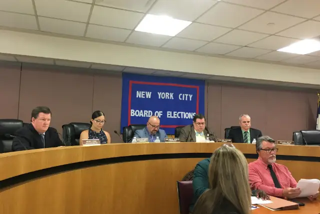 The BOE meeting in Lower Manhattan on Monday to certify the primary results lasted less than ten minutes